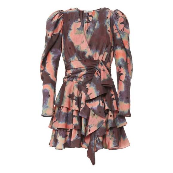 Ulla Johnson Semira Mini Dress in Rosewood - Picture 3 of 12